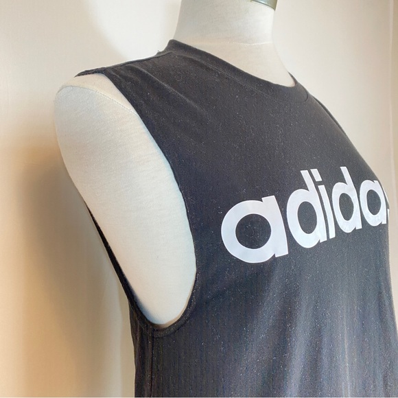 Adidas tank top, black, size Small - Picture 3 of 10